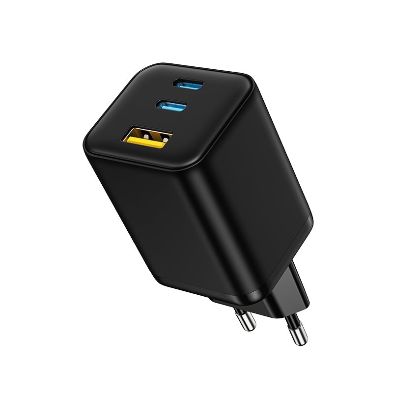 65w gan smart multi port charger | supports pd+qc3.0 fast charging