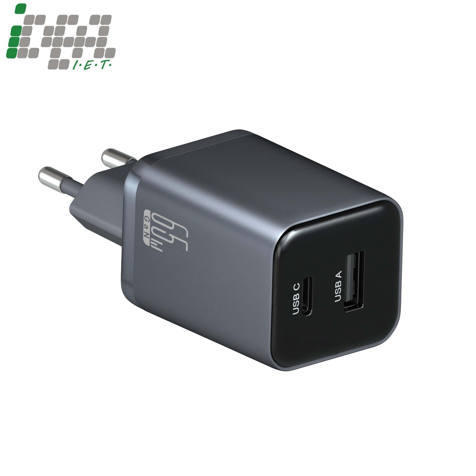 65w gan 1c+1a charger