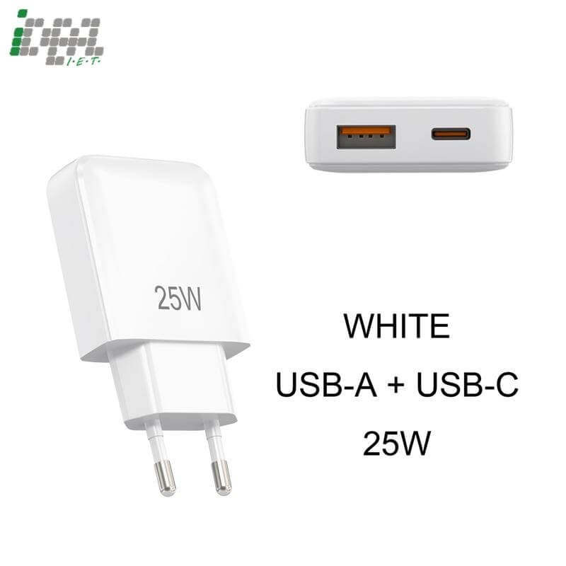 25w (ultra thin) usba+c charger