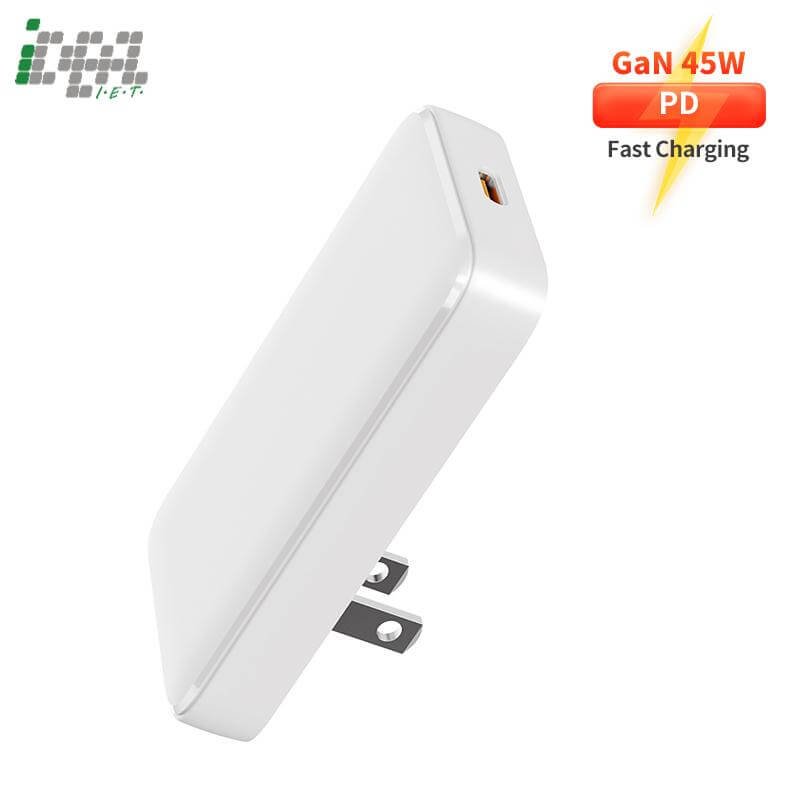 ultra slim 45w gan usb c charger